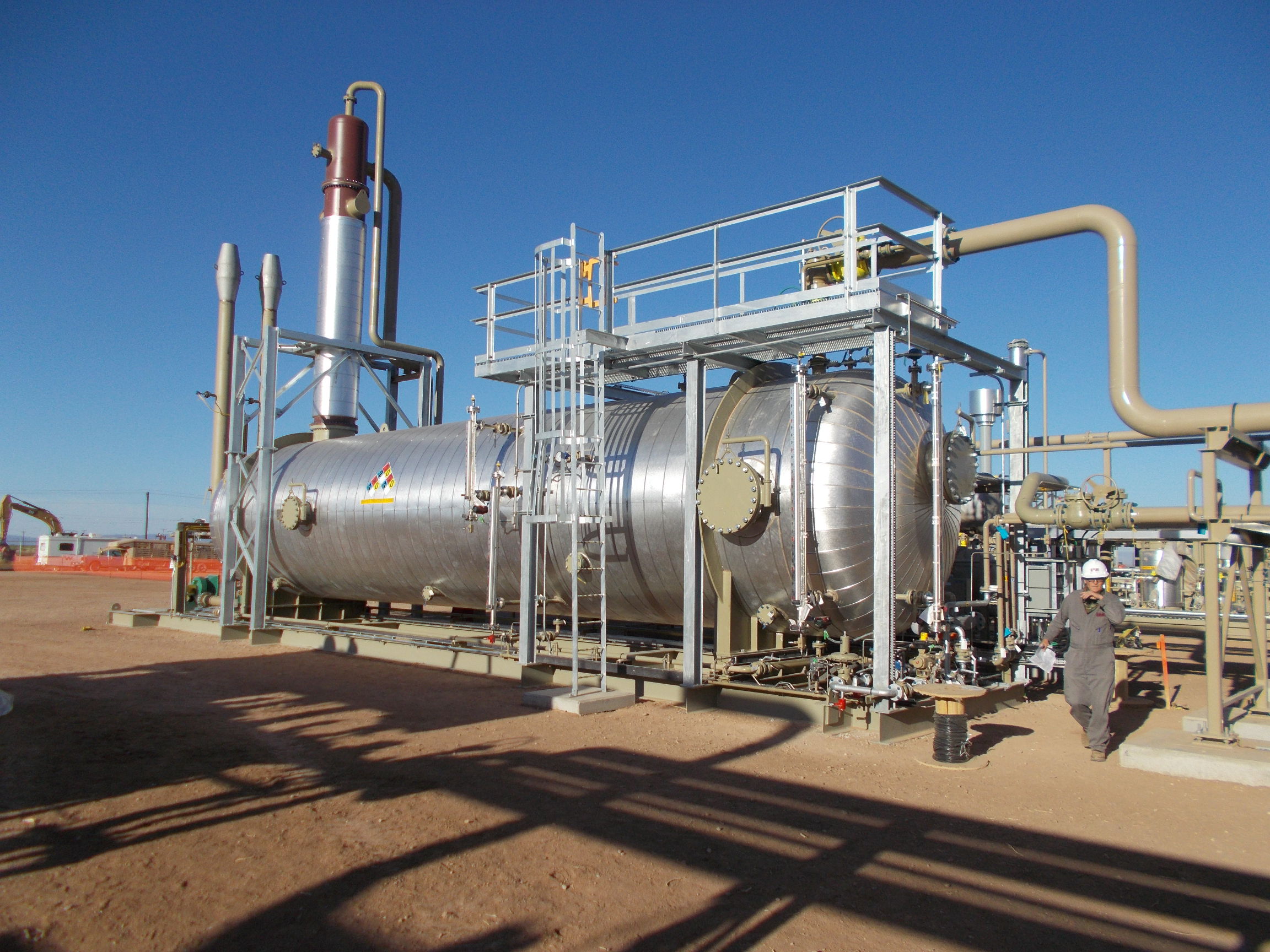 Onshore oil and gas engineering facility